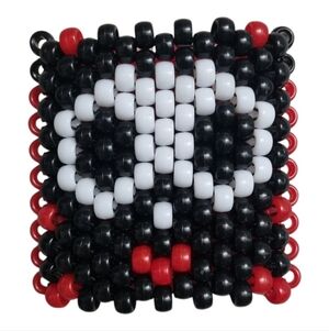 Handmade Skelanimals Kandi Cuff Bracelet- Oliver